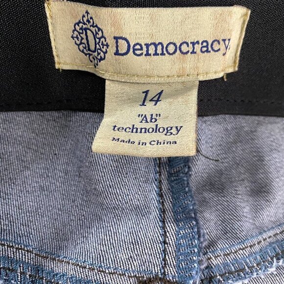 Democracy Ankle Jeans Ab Technology Women's Size 14 Cotton Blend JE-469 - Picture 8 of 11